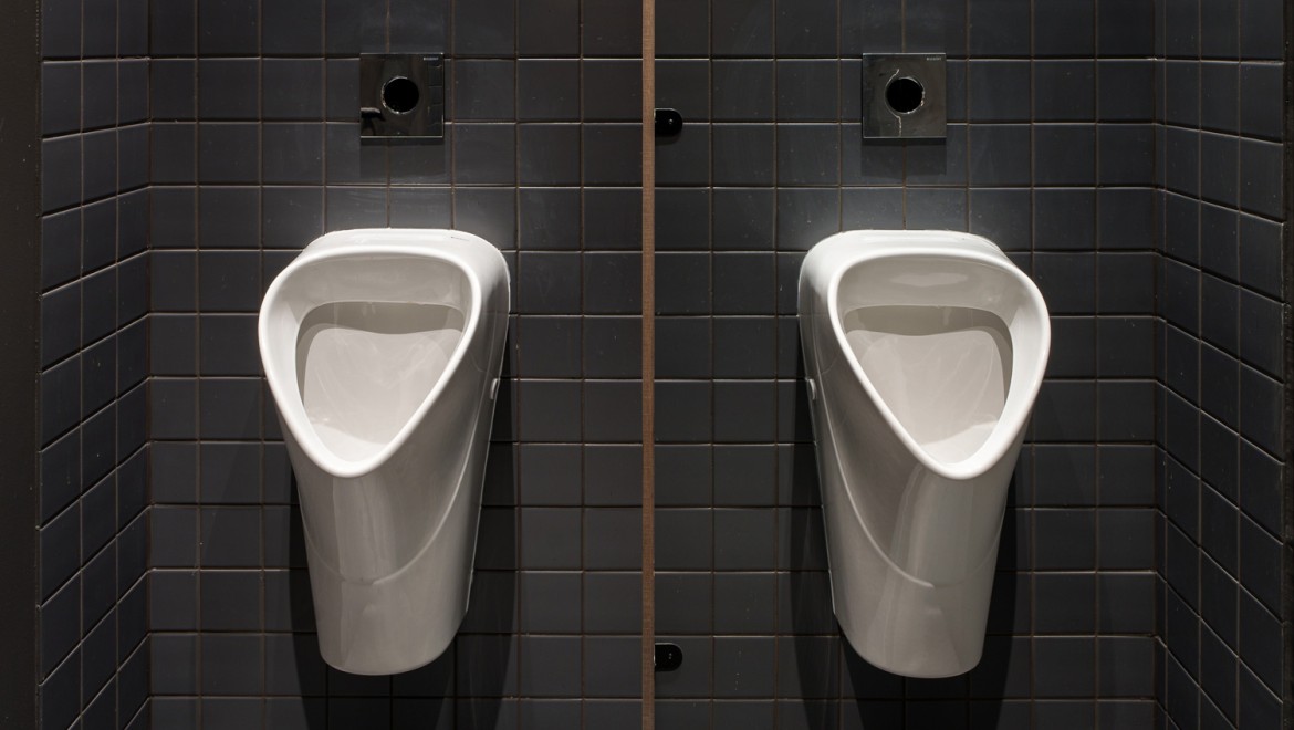 Klassisk elegans: Urinaler från Geberit (© Jānis Salmanis)