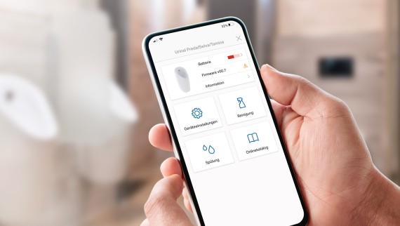 Geberit Control app för styrning av sanitära enheter Geberit Control app för styrning av sanitära enheter