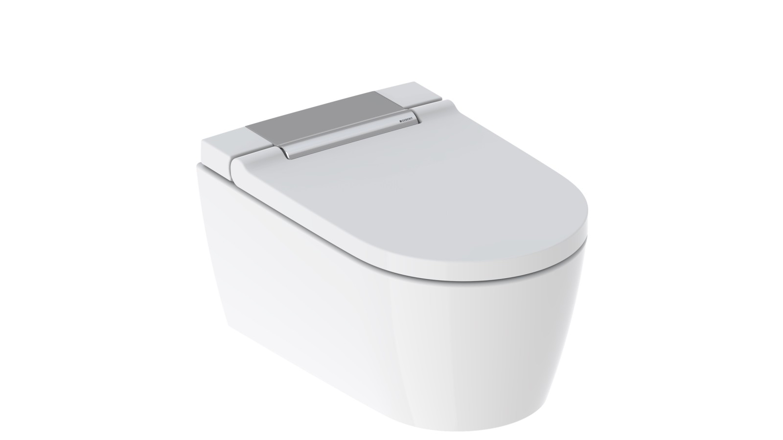 Geberit AquaClean Sela med blankförkromad designkåpa Geberit AquaClean Sela med blankförkromad designkåpa