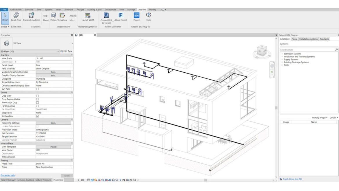 Produktstruktur i katalogmodulen i Autodesk® Revit®