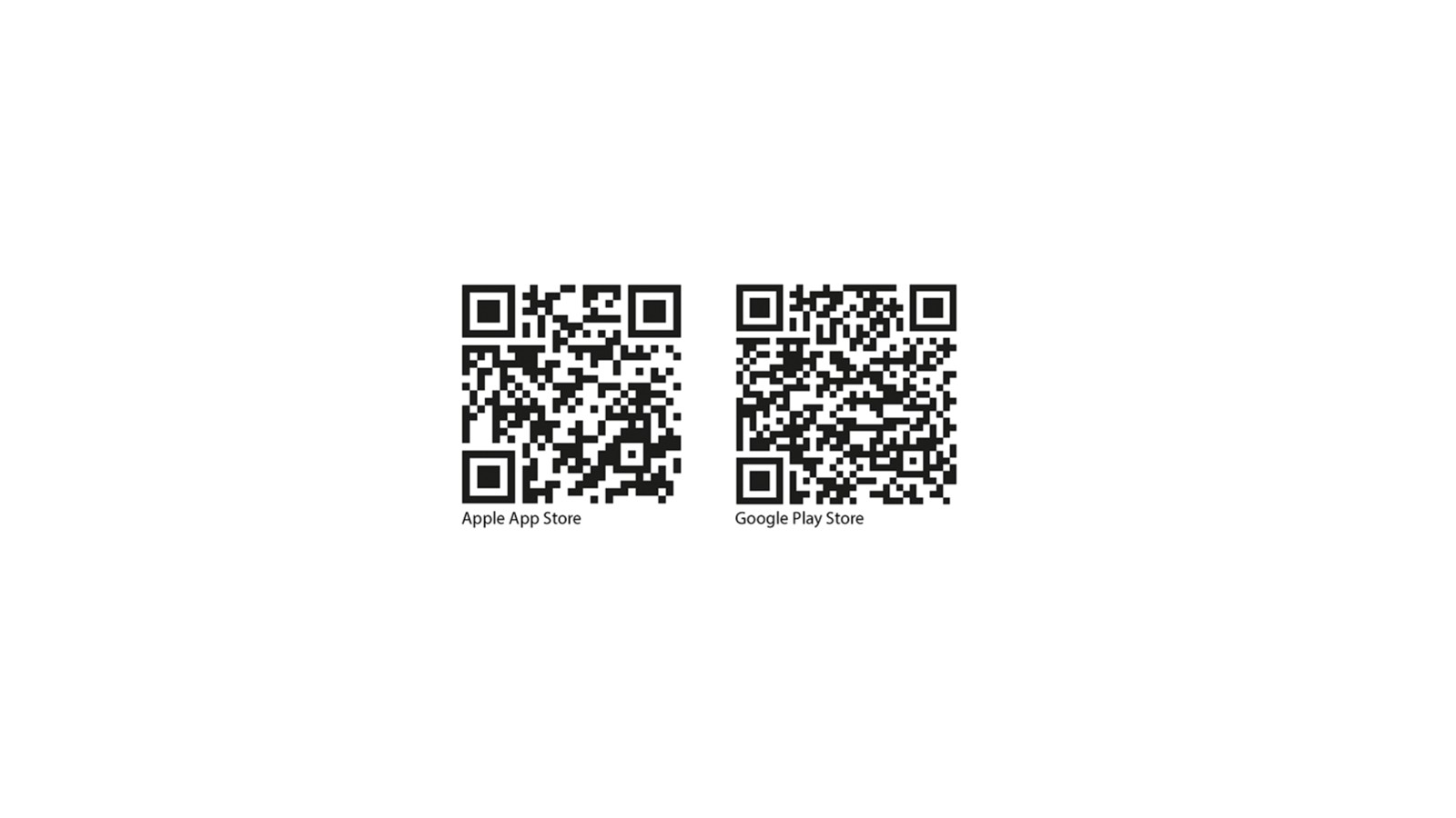QR-koder för iOS Geberit Home App och Android Geberit Home App QR-koder för iOS Geberit Home App och Android Geberit Home App