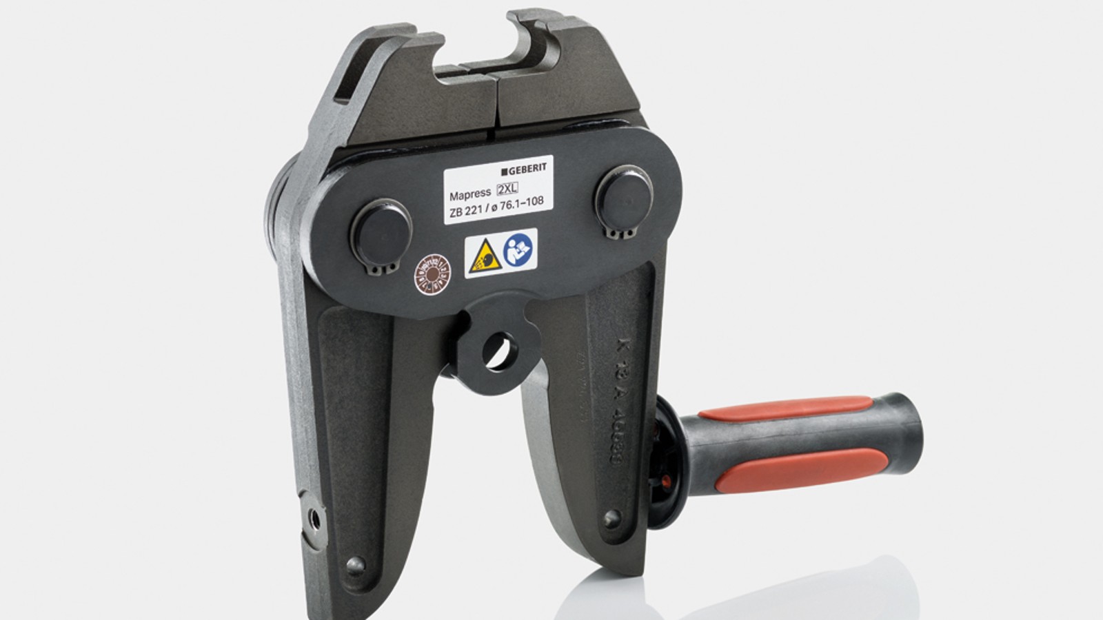 Geberit Mapress mellanback ZB221 för pressning av större rördimensioner från 42 mm Geberit Mapress mellanback ZB221 för pressning av större rördimensioner från 42 mm