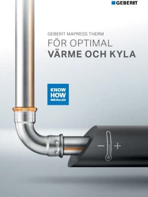 Geberit Mapress Therm produktsortiment Geberit Mapress Therm produktsortiment