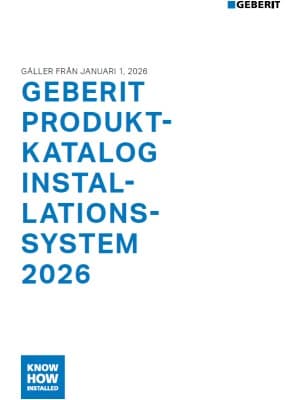 Geberit Produktkatalog - Installationsystem Geberit Produktkatalog - Installationsystem