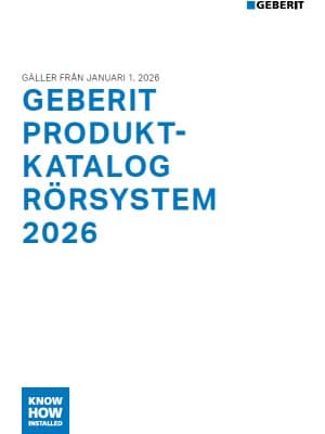 Geberit Produktkatalog - Rörsystem Geberit Produktkatalog - Rörsystem
