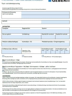 Formulär för provtryckning - FlowFit Formulär för provtryckning - FlowFit
