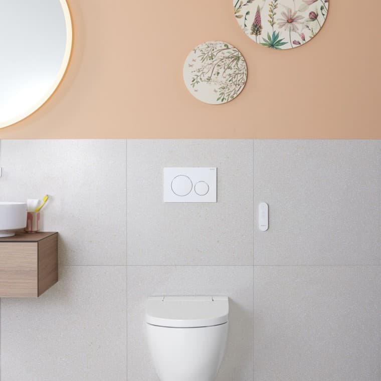 Geberit AquaClean Alba duschtoaletten Geberit AquaClean Alba duschtoaletten