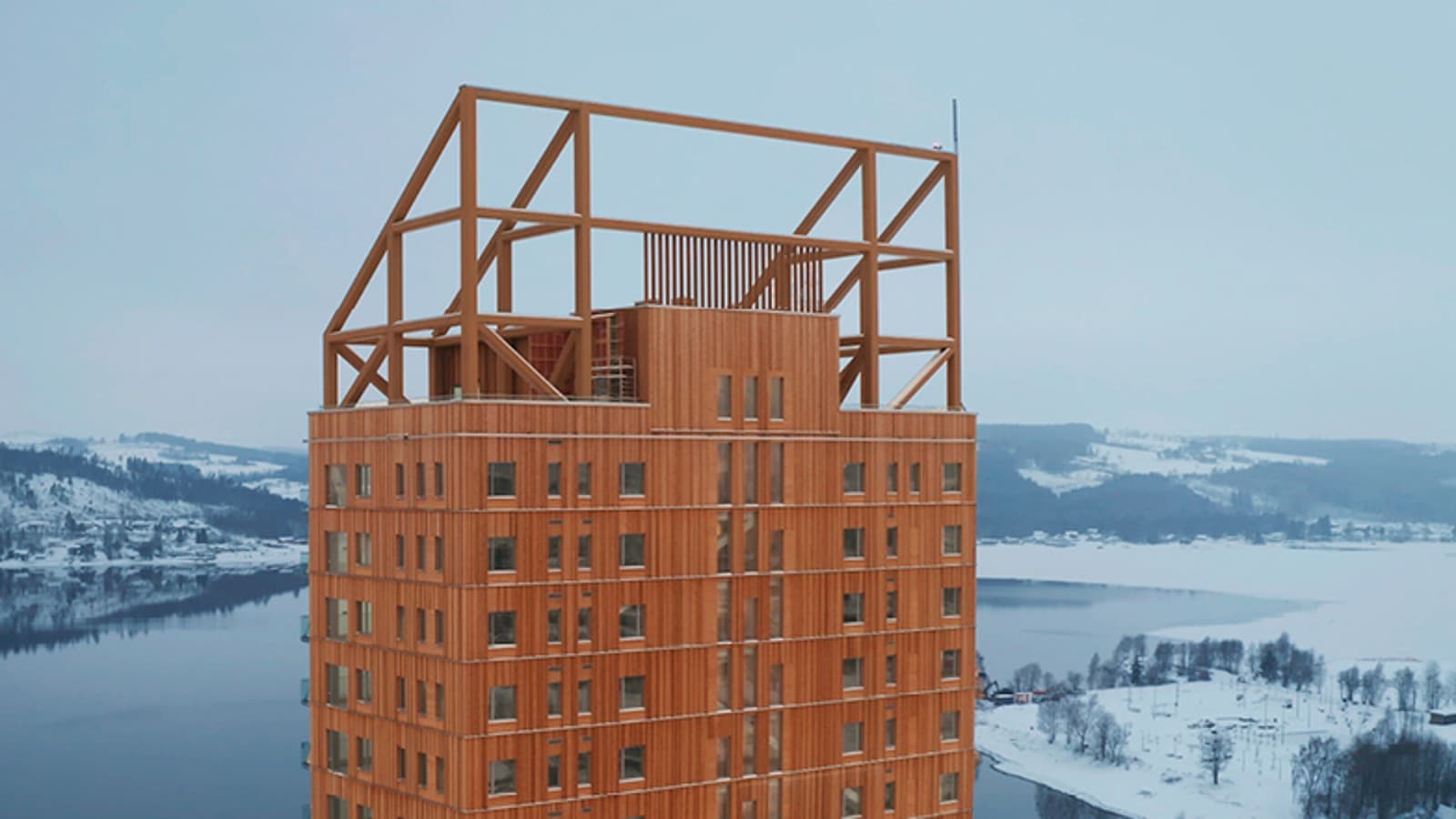 Mjøstårnet, Brumunddal Mjøstårnet, Brumunddal