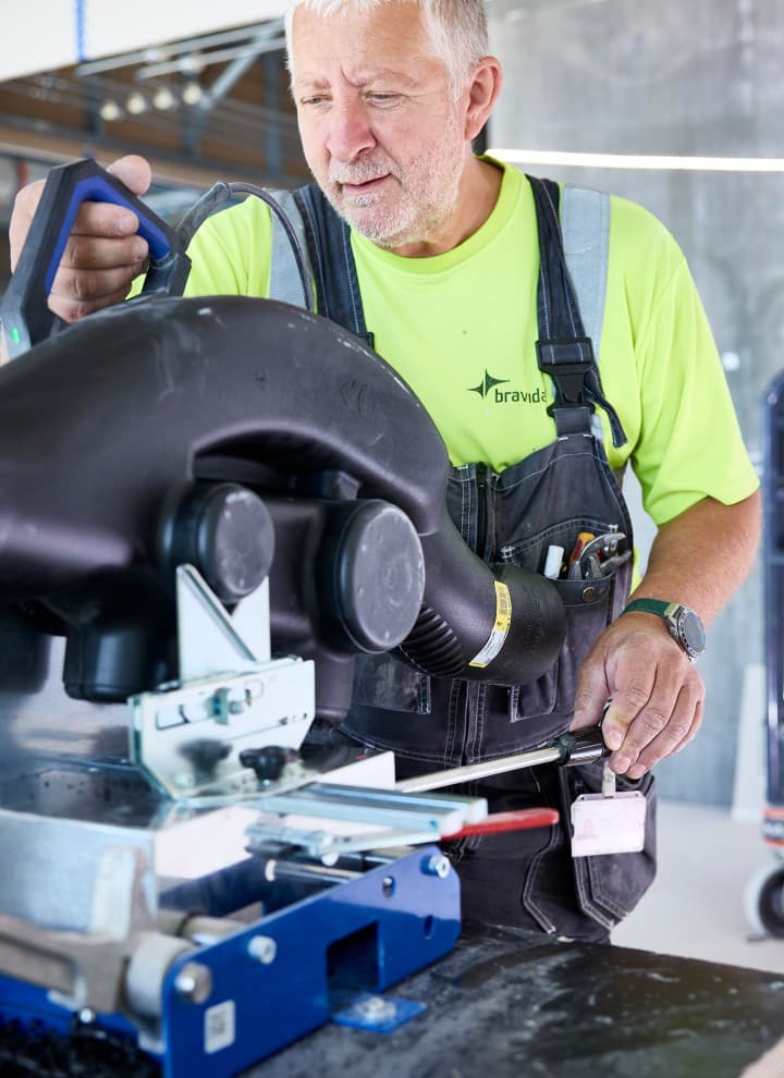 Medarbetare från Bravida A/S (© C.F. Møller Architects) Medarbetare från Bravida A/S (© C.F. Møller Architects)