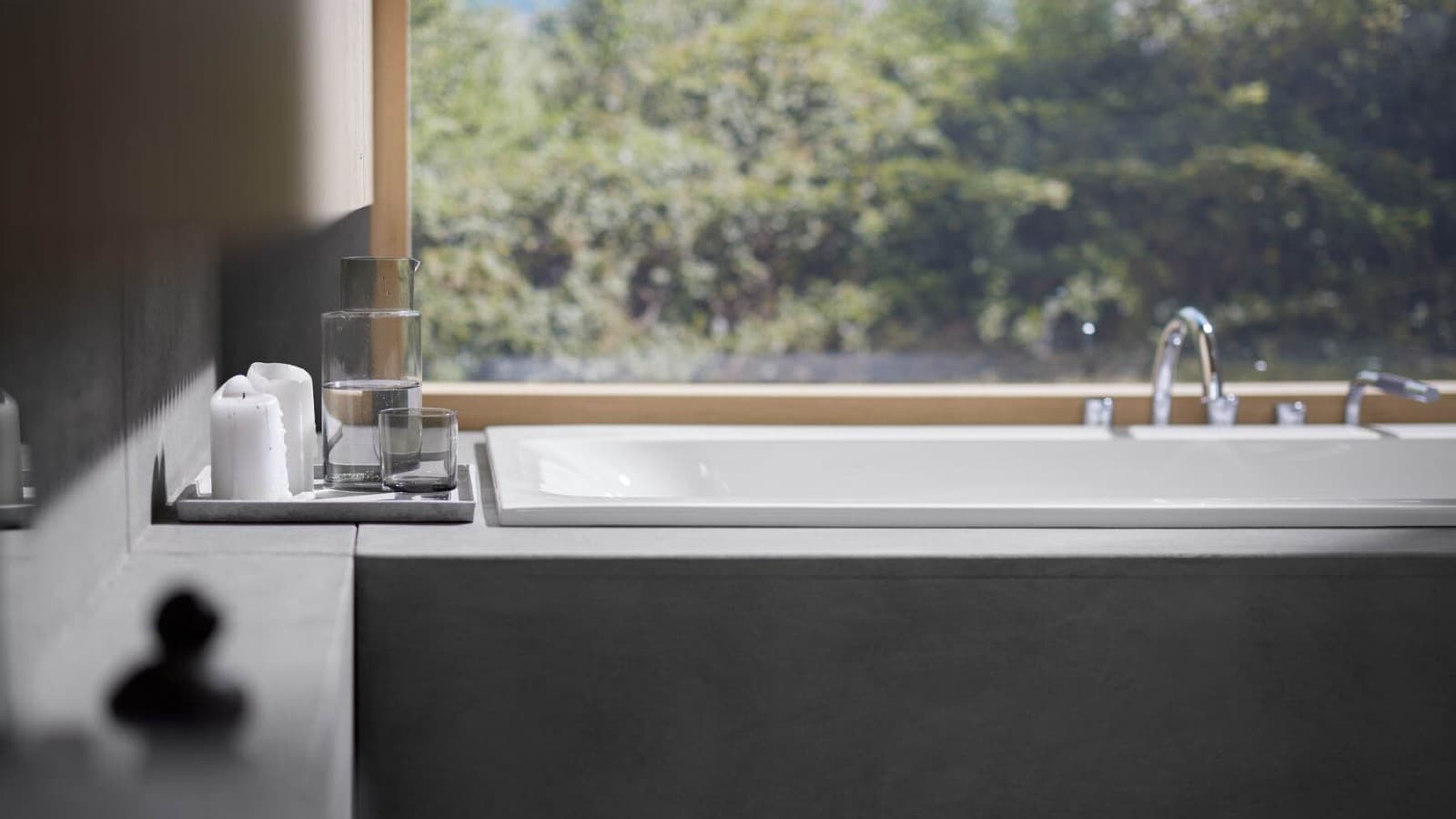 Ett badrum i sommarhus Ett badrum i sommarhus