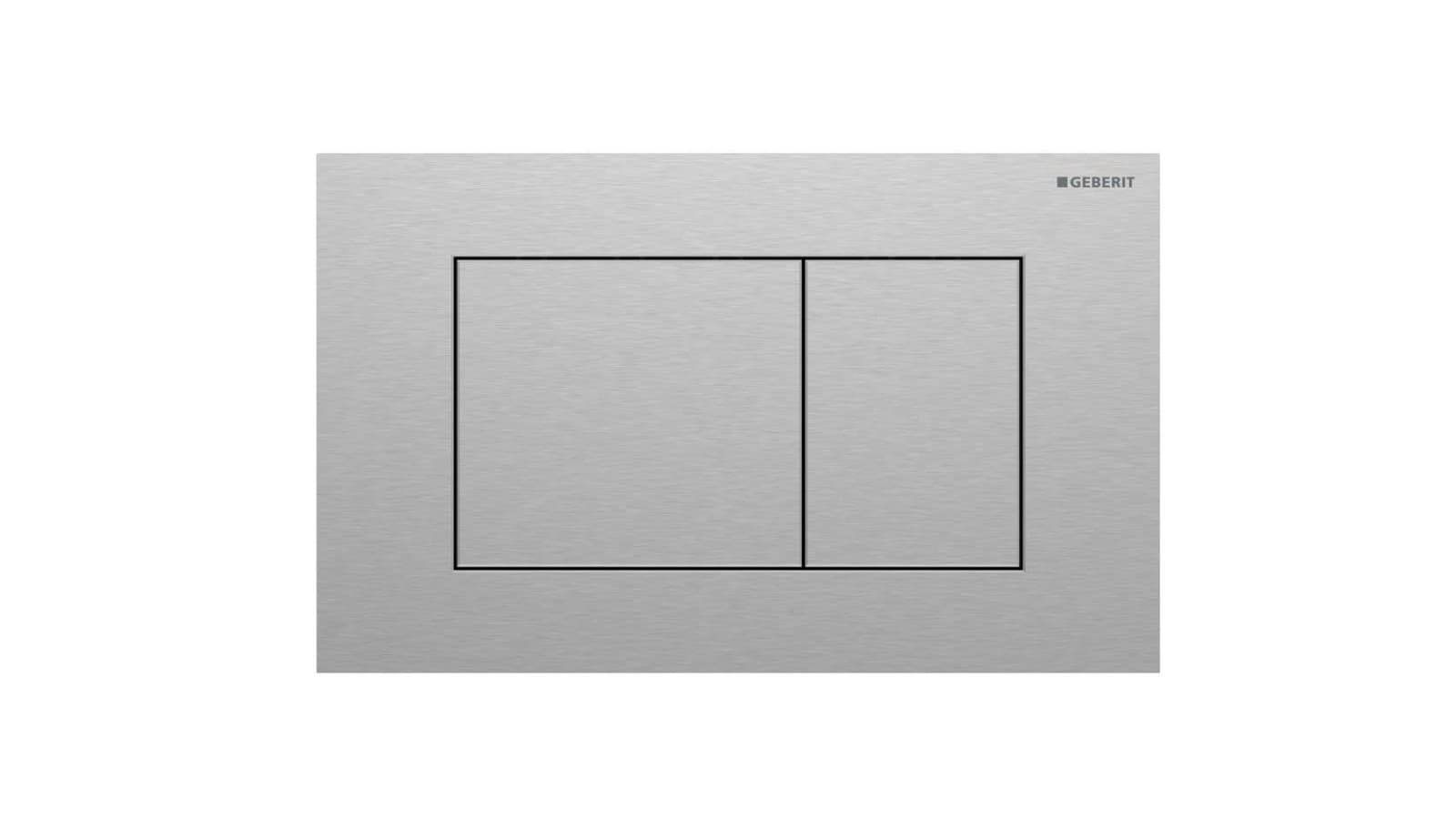 Geberit Sigma40 square, rostfritt stål