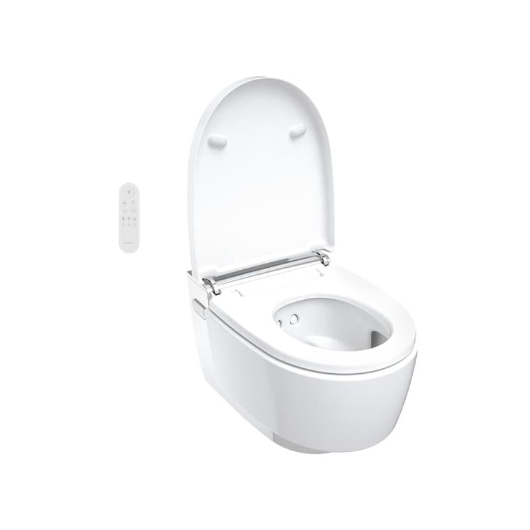 Geberit AquaClean Mera med öppet lock Geberit AquaClean Mera med öppet lock