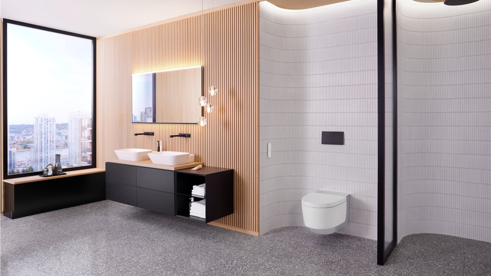 Geberit AquaClean Mera i blank krom Geberit AquaClean Mera i blank krom