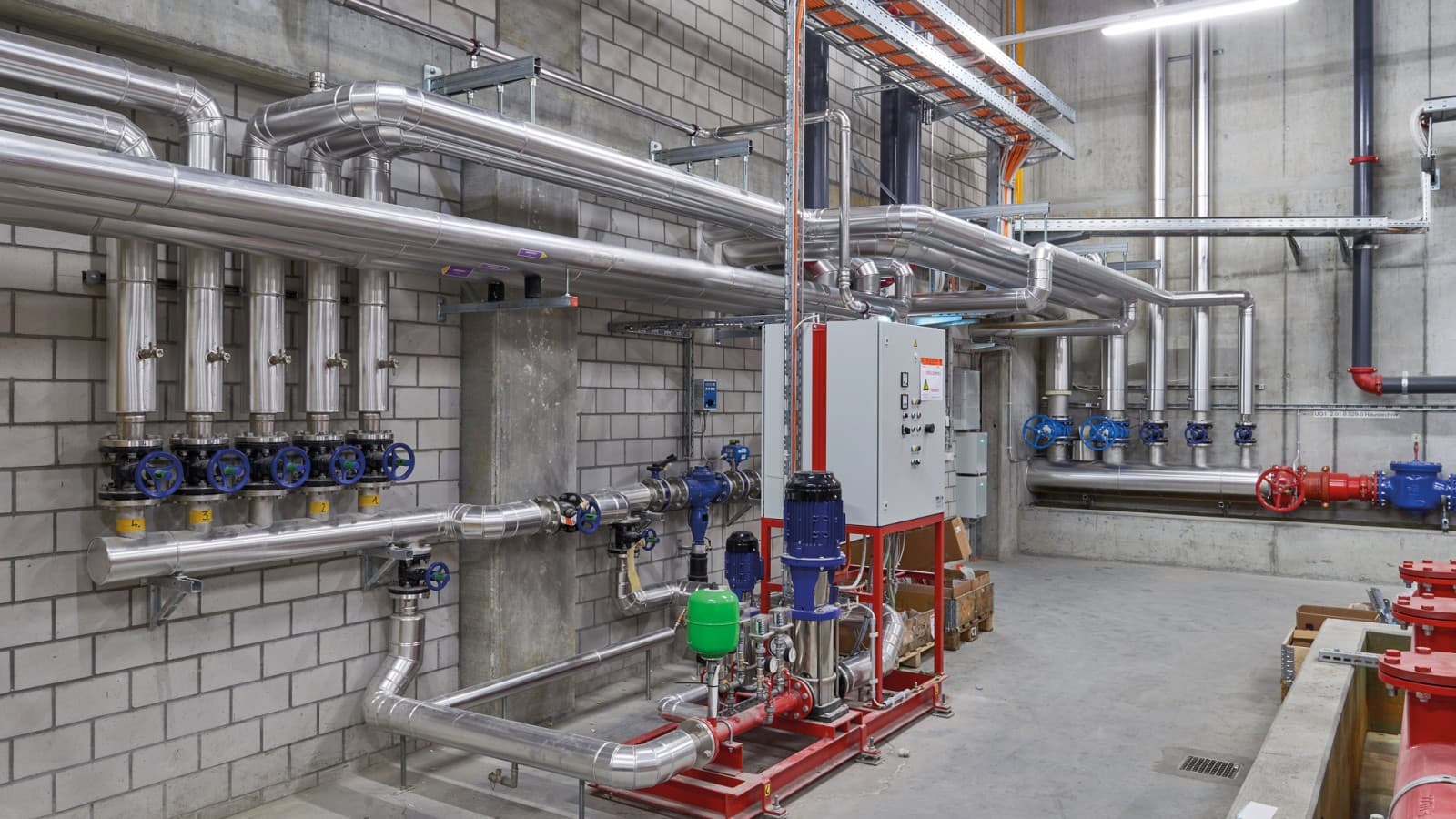 Släckvattensystem med Geberit Mapress Rostfritt stål Släckvattensystem med Geberit Mapress Rostfritt stål