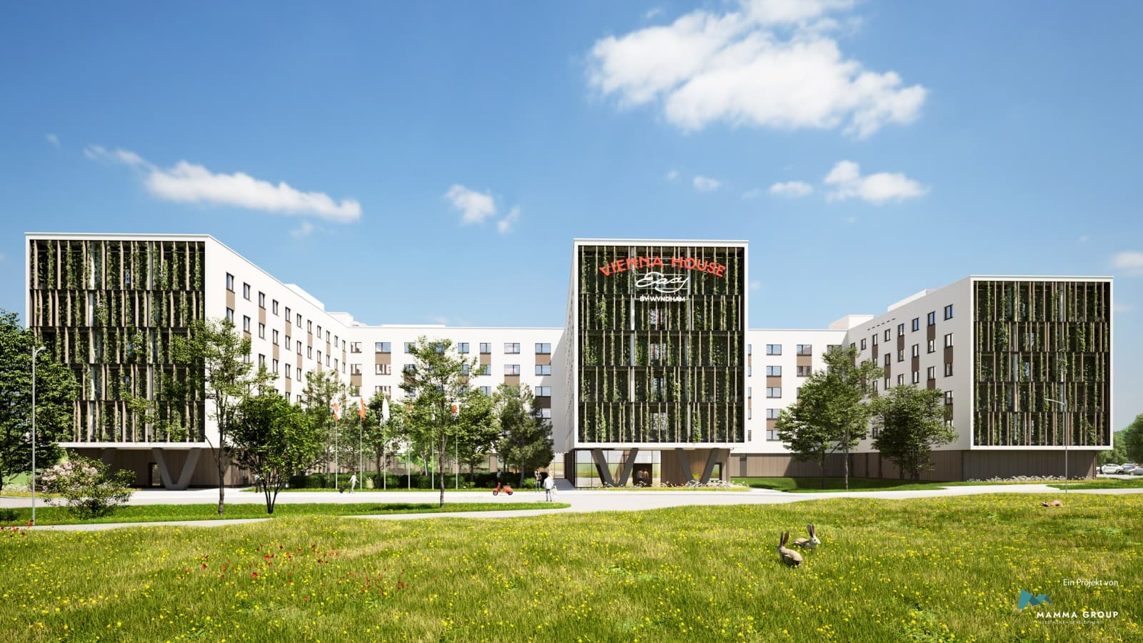 Europas största hotell inom trähybridkonstruktion öppnade i Wien Schwechat (© BKK3 Architektur) Europas största hotell inom trähybridkonstruktion öppnade i Wien Schwechat (© BKK3 Architektur)
