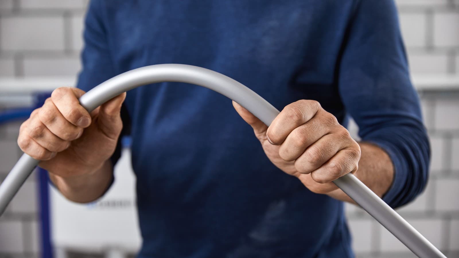 Bockning av Geberit FlowFit rör för hand Bockning av Geberit FlowFit rör för hand