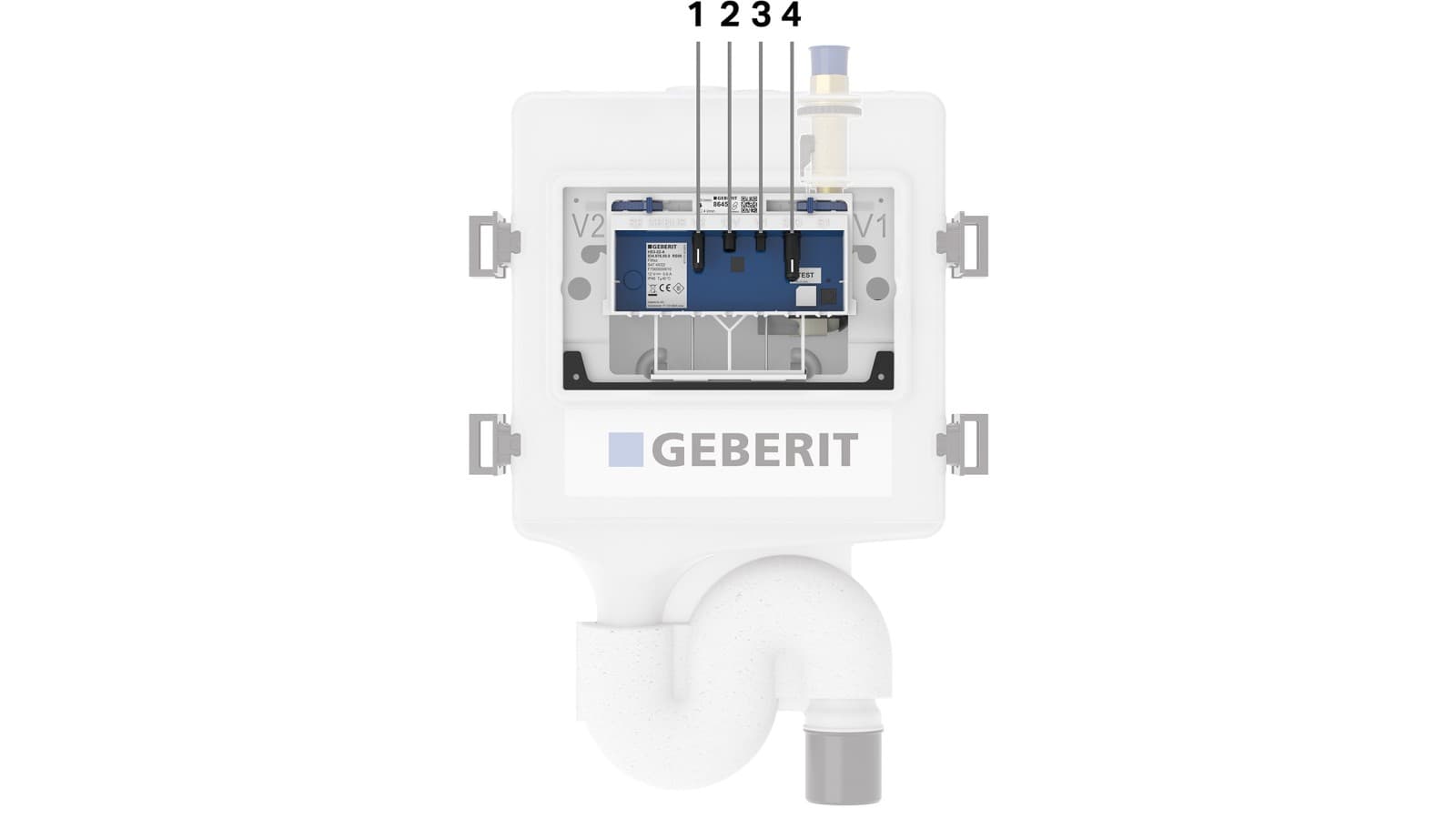 The Geberit HS30 hygiene flush unit (© Geberit) The Geberit HS30 hygiene flush unit (© Geberit)