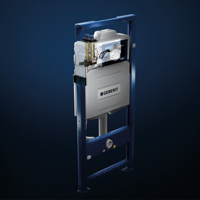 Geberit Sigma inbyggnadscistern med integrerad hygienspolning. Geberit Sigma inbyggnadscistern med integrerad hygienspolning.